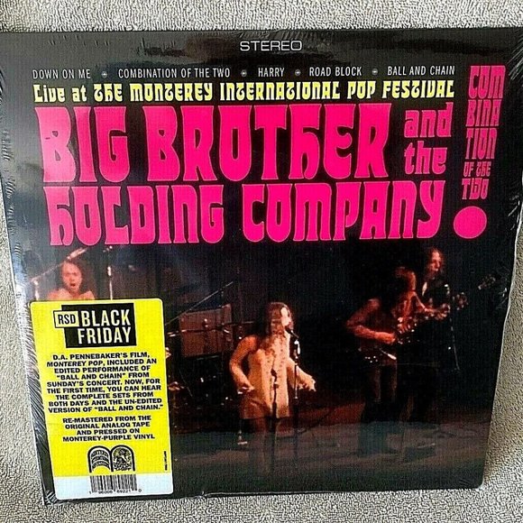 Big Brother & The Holding Company (feat. Janis Joplin) Combination Of The Two LP - Picture 2 of 3